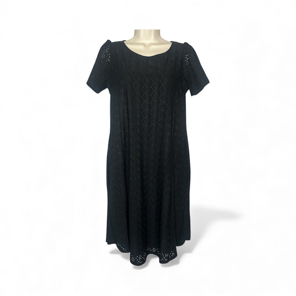 Chris & Carol Black Midi Dress